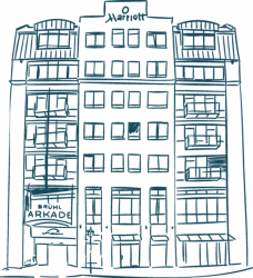 Illustration der Aussenansicht des IVT-Seminargebäudes in Leipzig